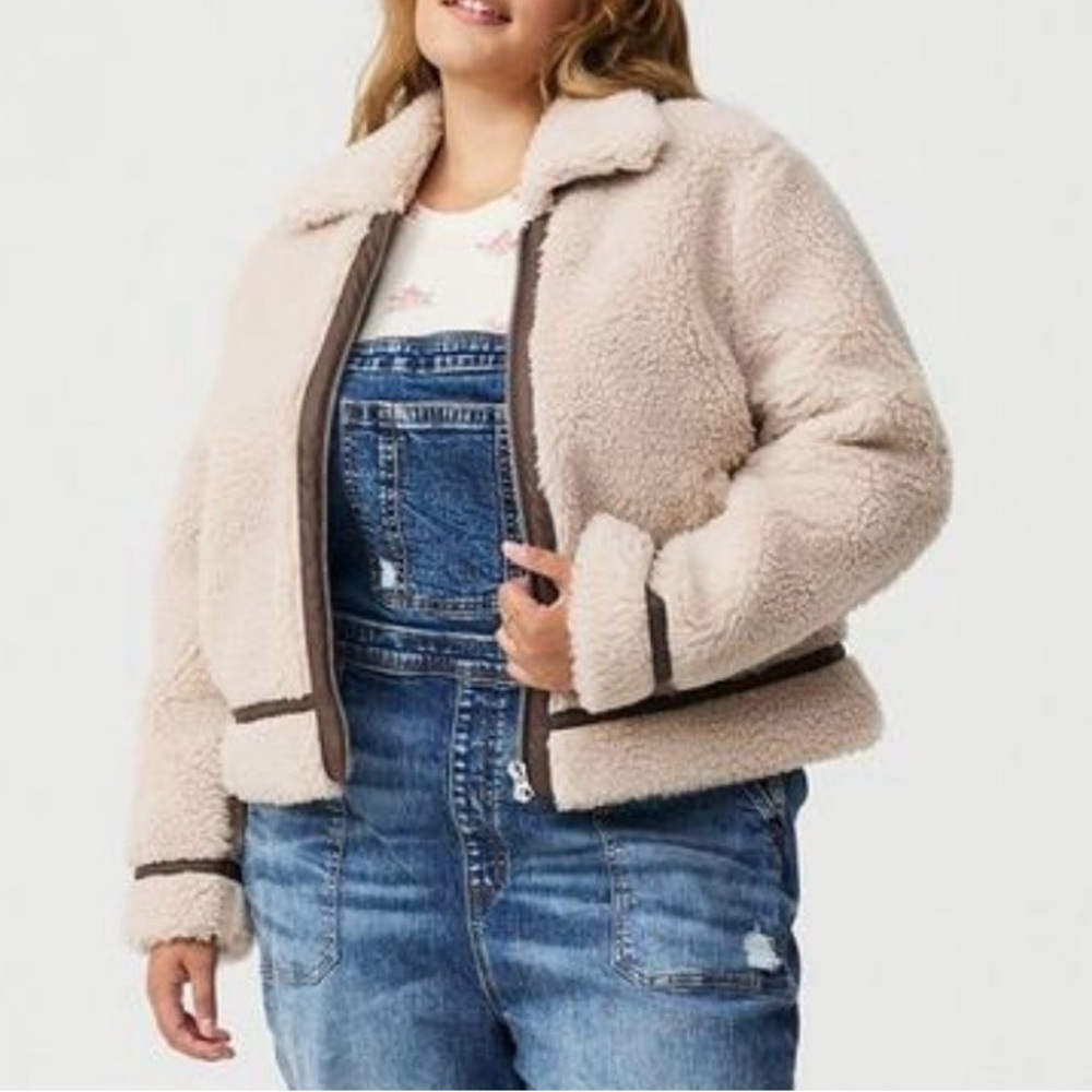 Torrid Sherpa Aviator Jacket